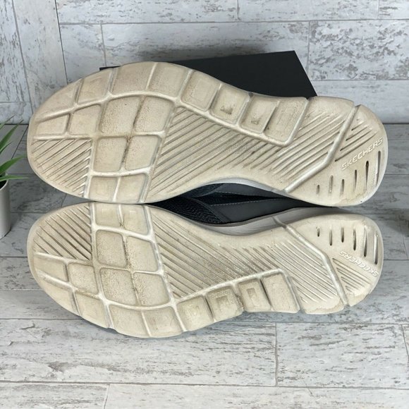 Skechers SN 52937S Gray Slip On Dual Lite Relaxed Fit Men's Sz 9 - Picture 9 of 12